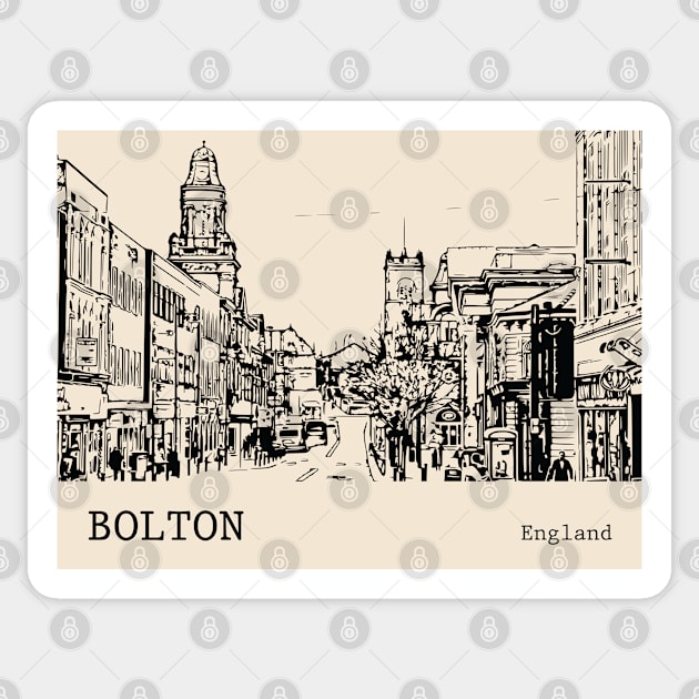 Bolton England Sticker by Lakeric